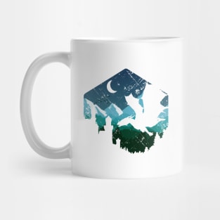 Dragon Castle Night Sky Mug